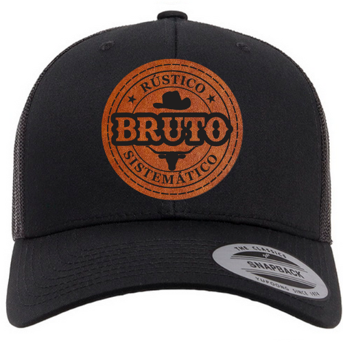 Trucker Hat - Black - Bruto, Rústico e Sistemático