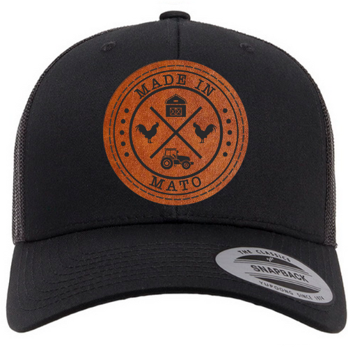 Trucker Hat - Black - Made in Mato