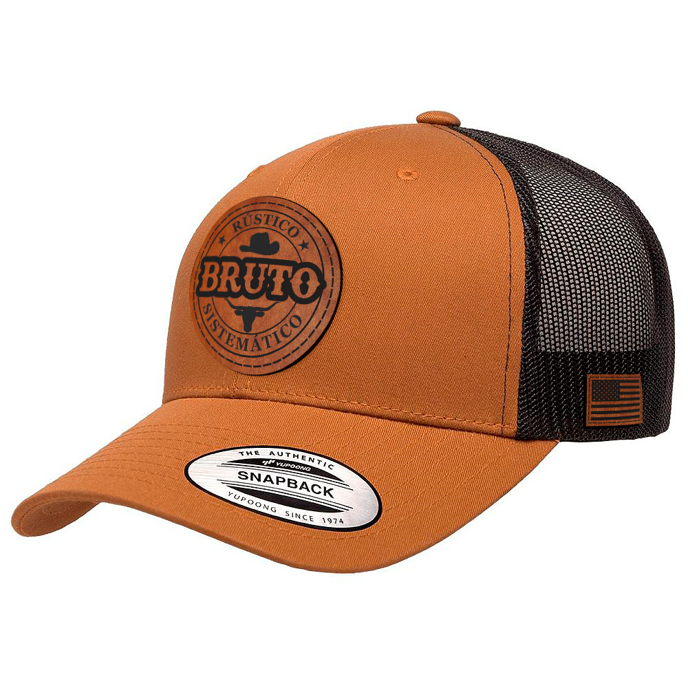 Trucker Hat - Caramel Black - Bruto, Rústico e Sistemático
