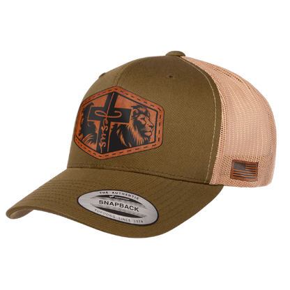 Trucker Hat - Moss Cacki - Jesus Mod.01