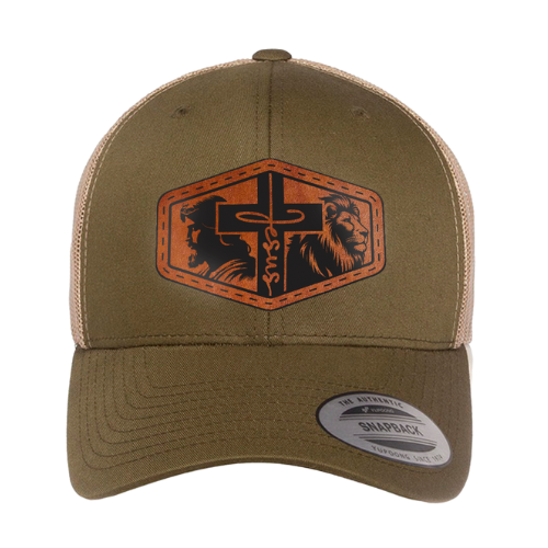 Trucker Hat - Moss Cacki - Jesus Mod.01