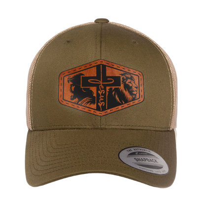 Trucker Hat - Moss Cacki - Jesus Mod.01