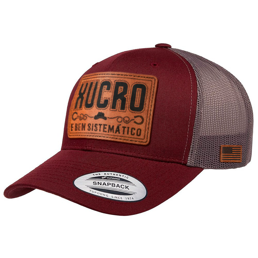 Trucker Hat - Maroon Grey - Xucro