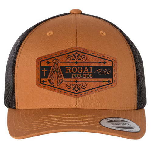 Trucker Hat - Caramel Black - Nossa Senhora Mod.02