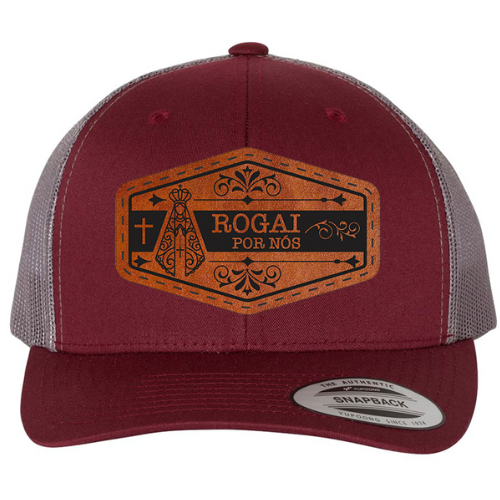 Trucker Hat - Maroon Grey - Nossa Senhora Mod.02