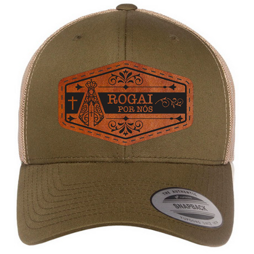 Trucker Hat - Moss Cacki - Nossa Senhora Mod.02