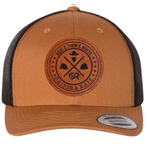 Trucker Hat - Caramel Black - Caipira Raiz