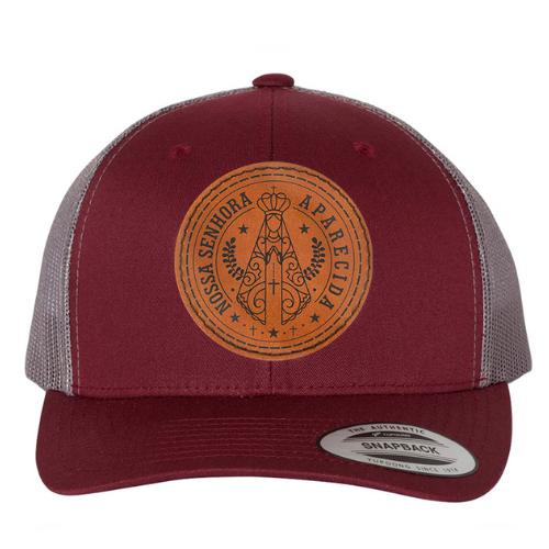Trucker Hat - Maroon Grey - Nossa Senhora Mod.01
