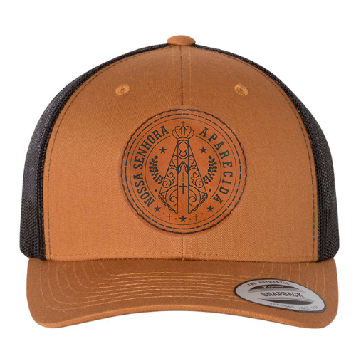 Trucker Hat - Caramel Black - Nossa Senhora Mod.01