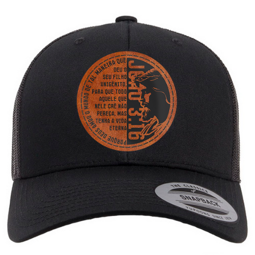 Trucker Hat - Black - Jesus Mod.02