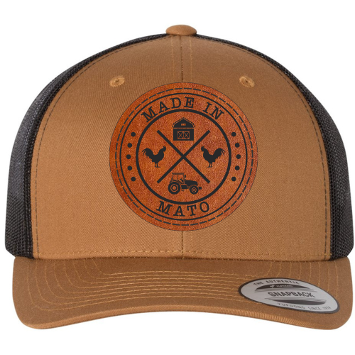 Trucker Hat - Caramel Black - Made in Mato