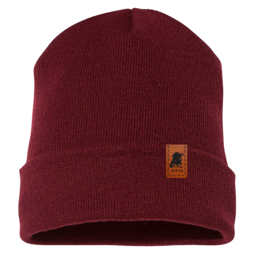 Beanie - Maroon - Jesus