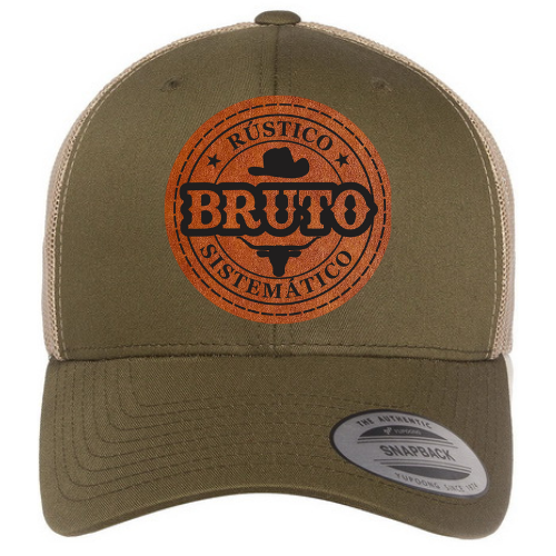 Trucker Hat - Moss Cacki - Bruto, Rústico e Sistemático